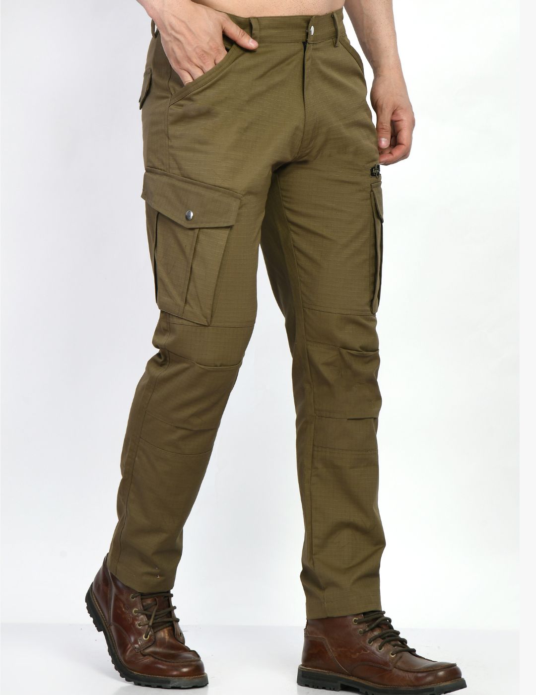 Men's 7-pocket Cargo Pants- Khaki