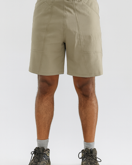 Flint Trekmonk shorts worn by a person on a white background