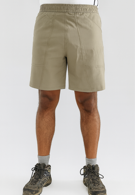 Flint Trekmonk shorts worn by a person on a white background