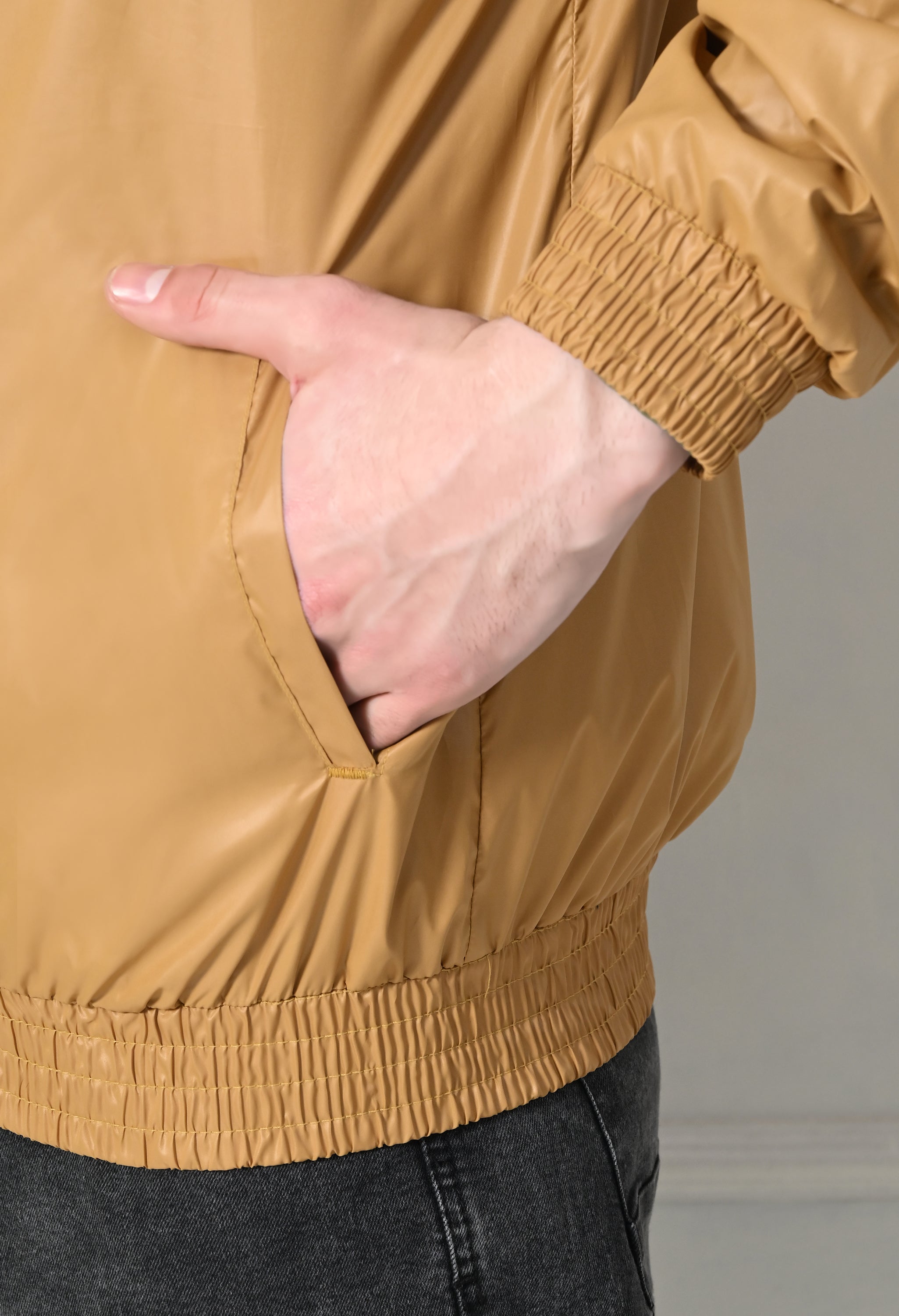 Tempest Windblock Fleece Jacket Men - Mustard