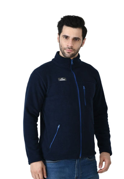 Men's Winter Fleece Jackets - Navy